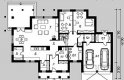 Projekt domu piętrowego LK&230 - parter