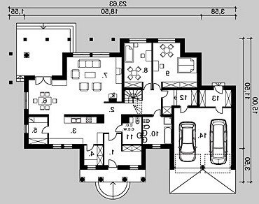 PARTER LK&230 - wersja lustrzana