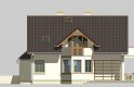 Projekt domu jednorodzinnego LK&354 - elewacja 4