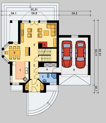 PARTER LK&354 - wersja lustrzana