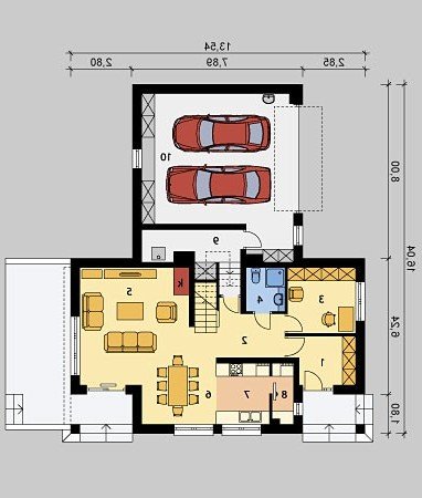 PARTER LK&244 - wersja lustrzana