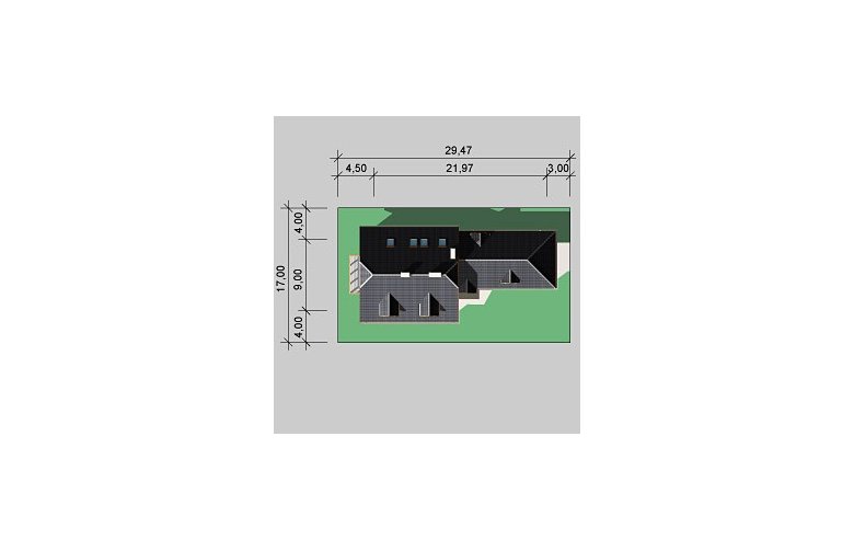 Projekt domu jednorodzinnego LK&245 - Usytuowanie