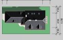 Projekt domu jednorodzinnego LK&245 - usytuowanie - wersja lustrzana