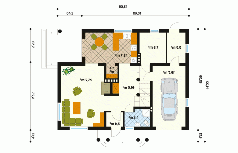 Projekt domu wielorodzinnego Boston 2 - 