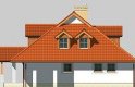 Projekt domu jednorodzinnego LK&250 - elewacja 4
