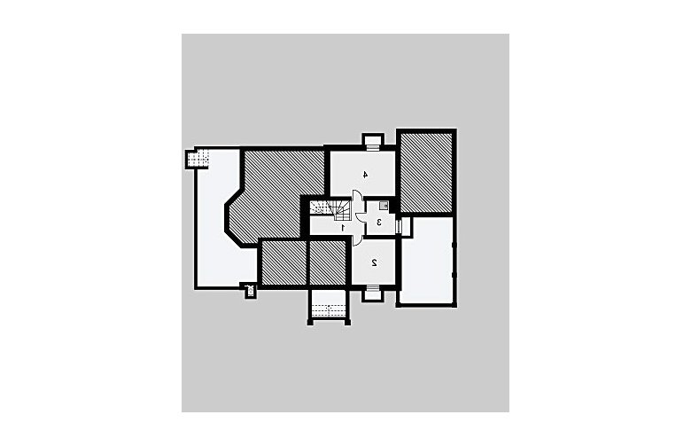 Projekt domu jednorodzinnego LK&250 - piwnica