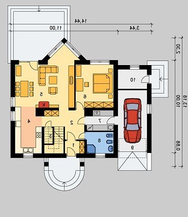 PARTER LK&269 - wersja lustrzana