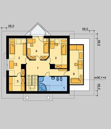 PODDASZE LK&269 - wersja lustrzana