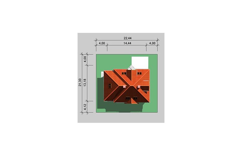 Projekt domu jednorodzinnego LK&269 - Usytuowanie