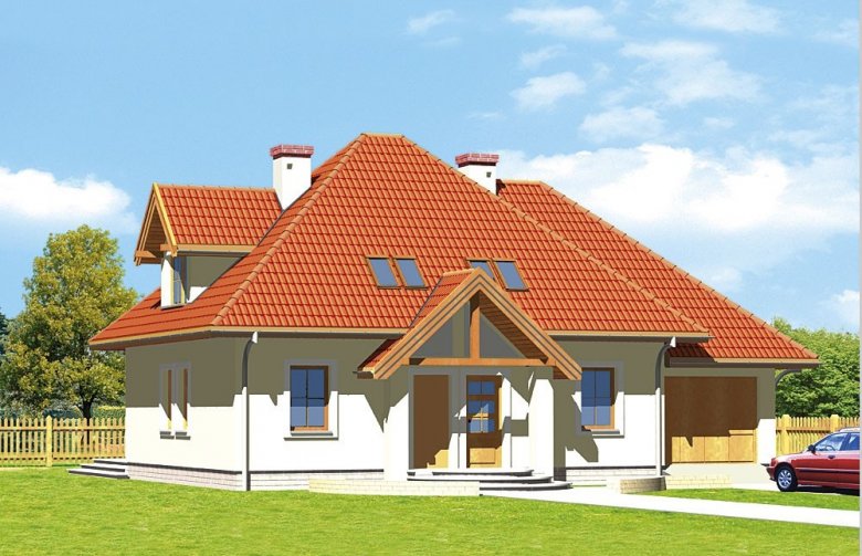 Projekt domu jednorodzinnego LK&269