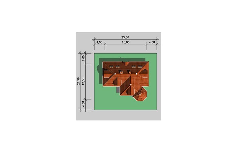 Projekt domu jednorodzinnego LK&270 - Usytuowanie