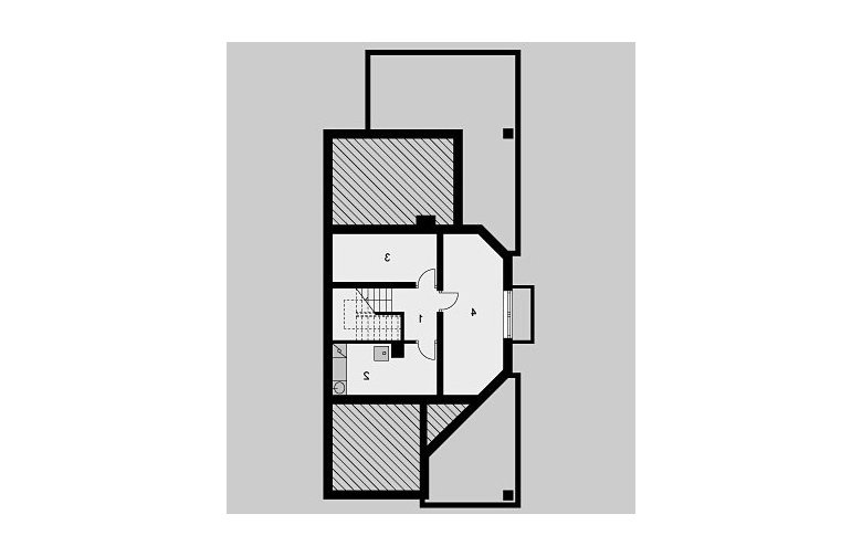 Projekt domu jednorodzinnego LK&271 - piwnica