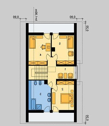 PODDASZE LK&271 - wersja lustrzana