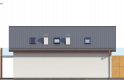 Projekt domu jednorodzinnego Z292 - elewacja 1
