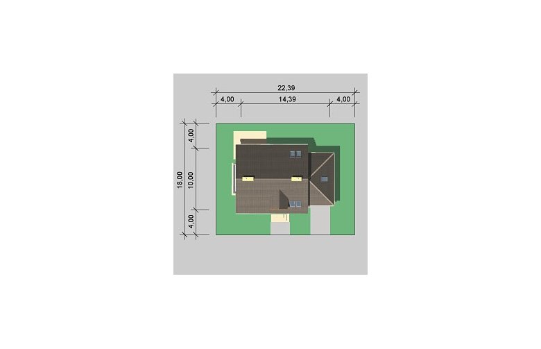 Projekt domu jednorodzinnego LK&282 - Usytuowanie