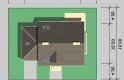 Projekt domu jednorodzinnego LK&282 - usytuowanie - wersja lustrzana