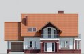 Projekt domu jednorodzinnego LK&954 - elewacja 1