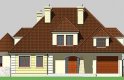 Projekt domu piętrowego LK&345 - elewacja 3