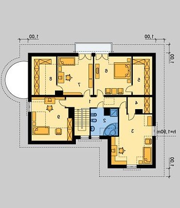 PODDASZE LK&345 - wersja lustrzana