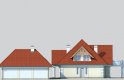 Projekt domu piętrowego LK&940 - elewacja 4