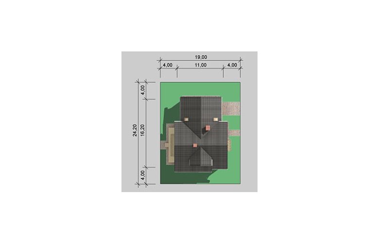 Projekt domu jednorodzinnego LK&290 - Usytuowanie