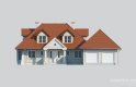 Projekt domu jednorodzinnego LK&293 - elewacja 4