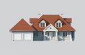 Projekt domu jednorodzinnego LK&293 - elewacja 3