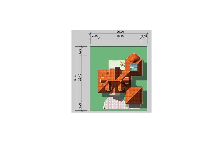 Projekt domu jednorodzinnego LK&293 - Usytuowanie