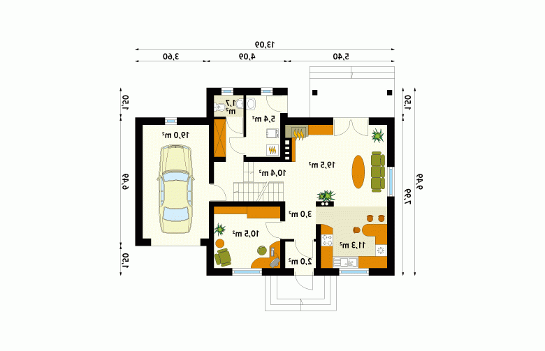 Projekt domu wielorodzinnego Bryza - 