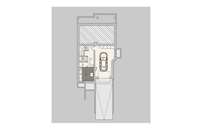 Projekt domu jednorodzinnego LK&941 - piwnica