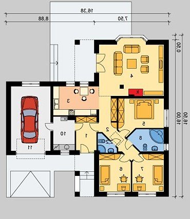 PARTER LK&296 - wersja lustrzana