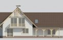Projekt domu jednorodzinnego LK&306 - elewacja 1