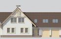 Projekt domu jednorodzinnego LK&306 - elewacja 4