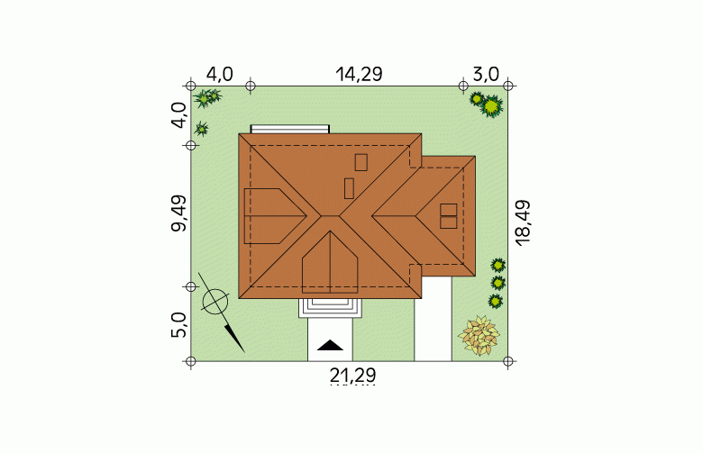 Projekt domu wielorodzinnego Bryza 3 - Usytuowanie