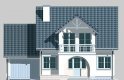 Projekt domu jednorodzinnego LK&313 - elewacja 1