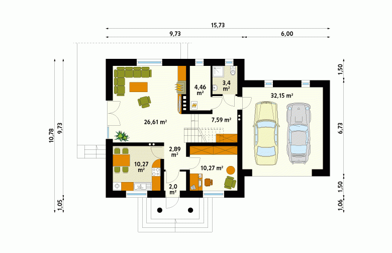 Projekt domu wielorodzinnego Bryza 4 - 