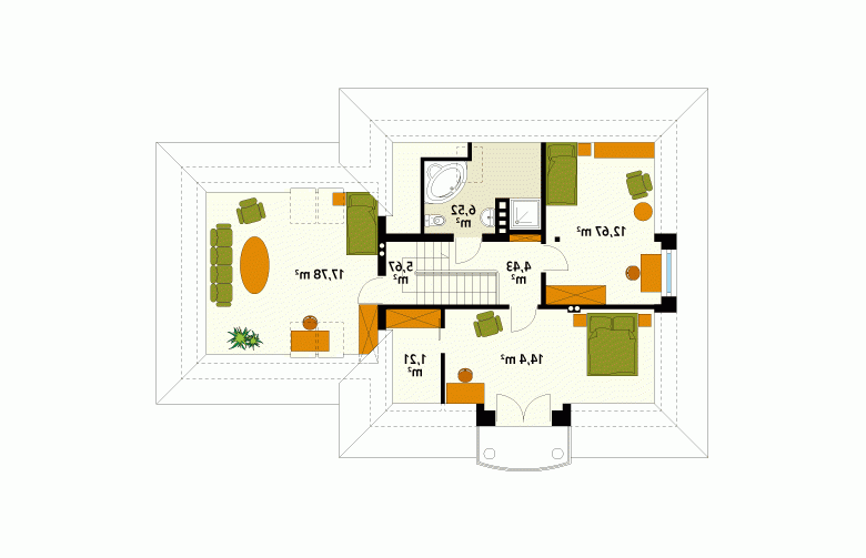 Projekt domu wielorodzinnego Bryza 4 - 