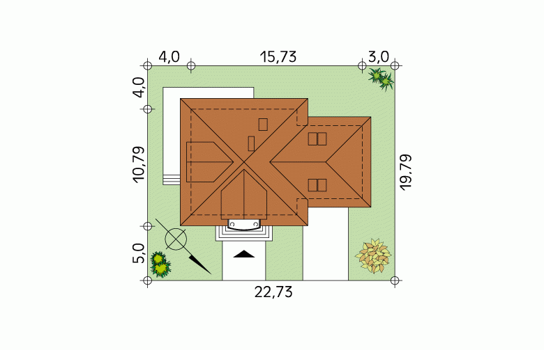 Projekt domu wielorodzinnego Bryza 4 - Usytuowanie