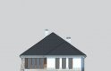 Projekt domu dwurodzinnego LK&877 - elewacja 3