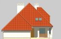 Projekt domu jednorodzinnego LK&324 - elewacja 4