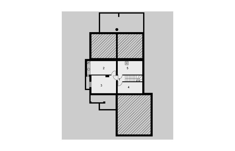 Projekt domu jednorodzinnego LK&324 - piwnica