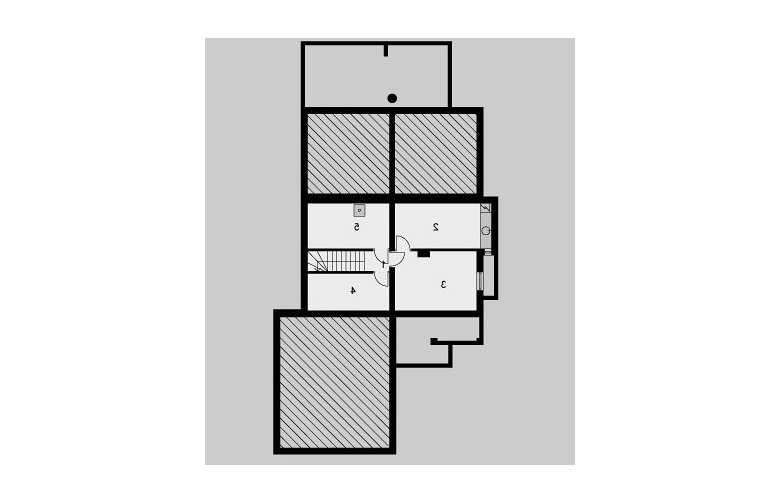 Projekt domu jednorodzinnego LK&324 - piwnica