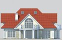 Projekt domu piętrowego LK&925 - elewacja 3