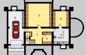 Projekt domu piętrowego LK&329 - piwnica