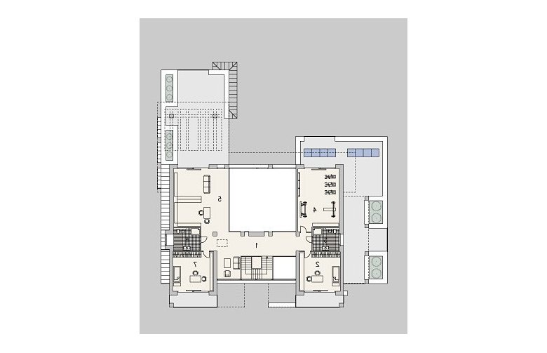 Projekt domu szkieletowego LK&900 - piętro