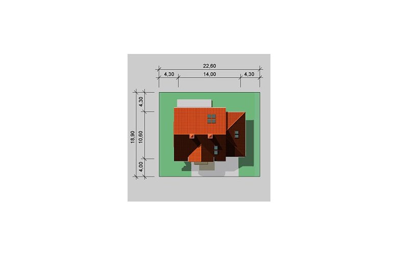 Projekt domu jednorodzinnego LK&334 - Usytuowanie