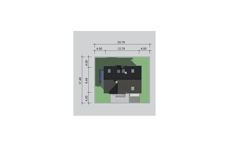 Projekt domu jednorodzinnego LK&948 - Usytuowanie