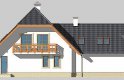 Projekt domu jednorodzinnego LK&336 - elewacja 2