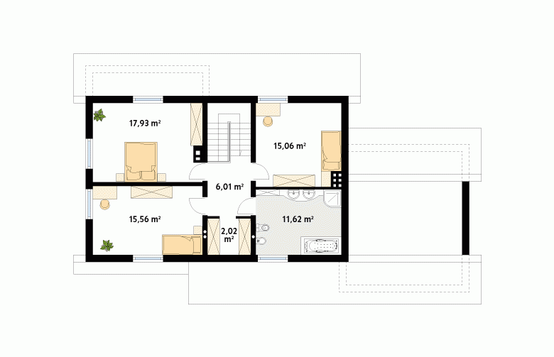 Projekt domu wielorodzinnego Combo 2 - 