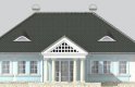 Projekt domu piętrowego LK&341 - elewacja 3